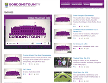 Tablet Screenshot of gordonstoun.tv